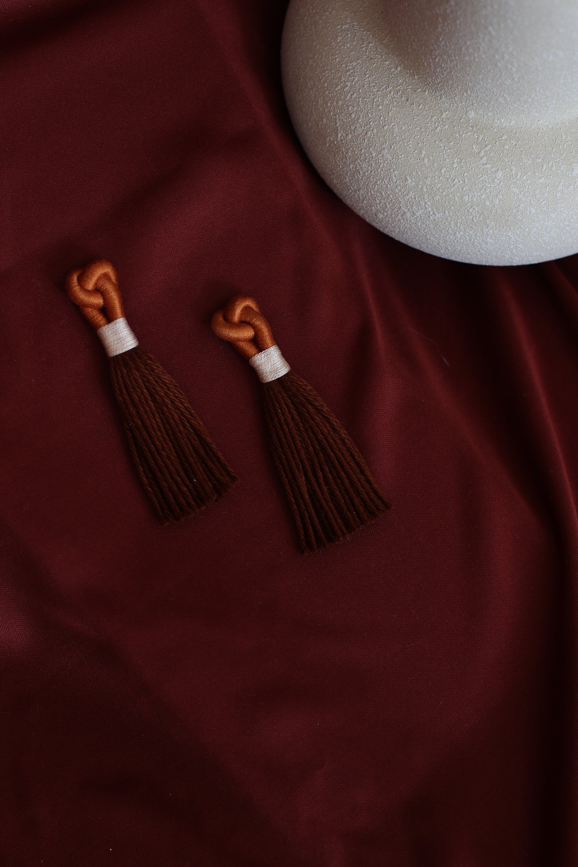 Mini HATI Knot - Tangerine / Cinammon