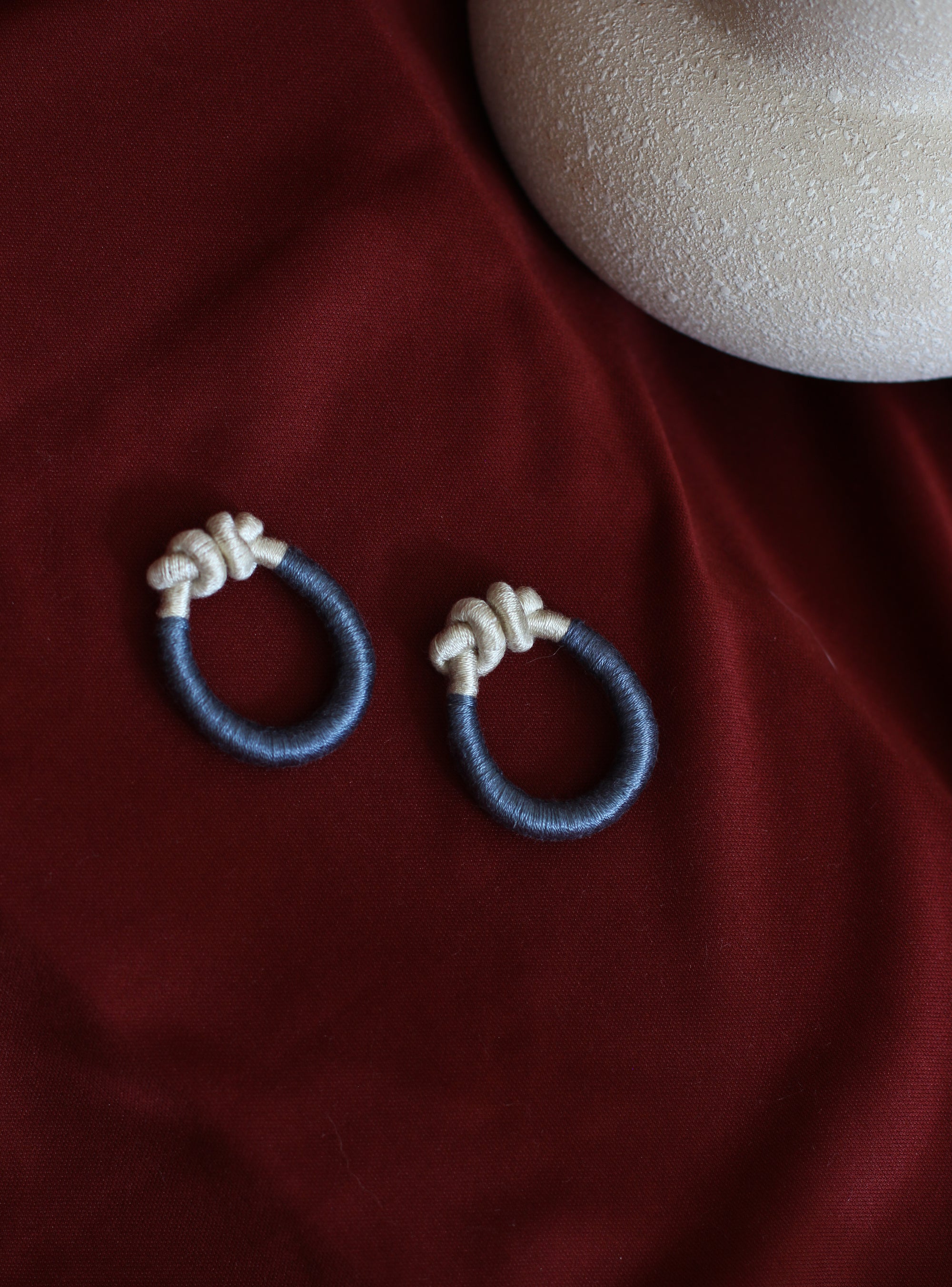 Mini KUPU Loop - Ivory / Columbia Blue