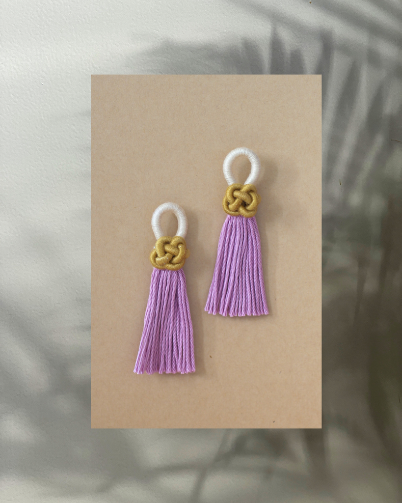 ANIA Knot - Gold / Lavender