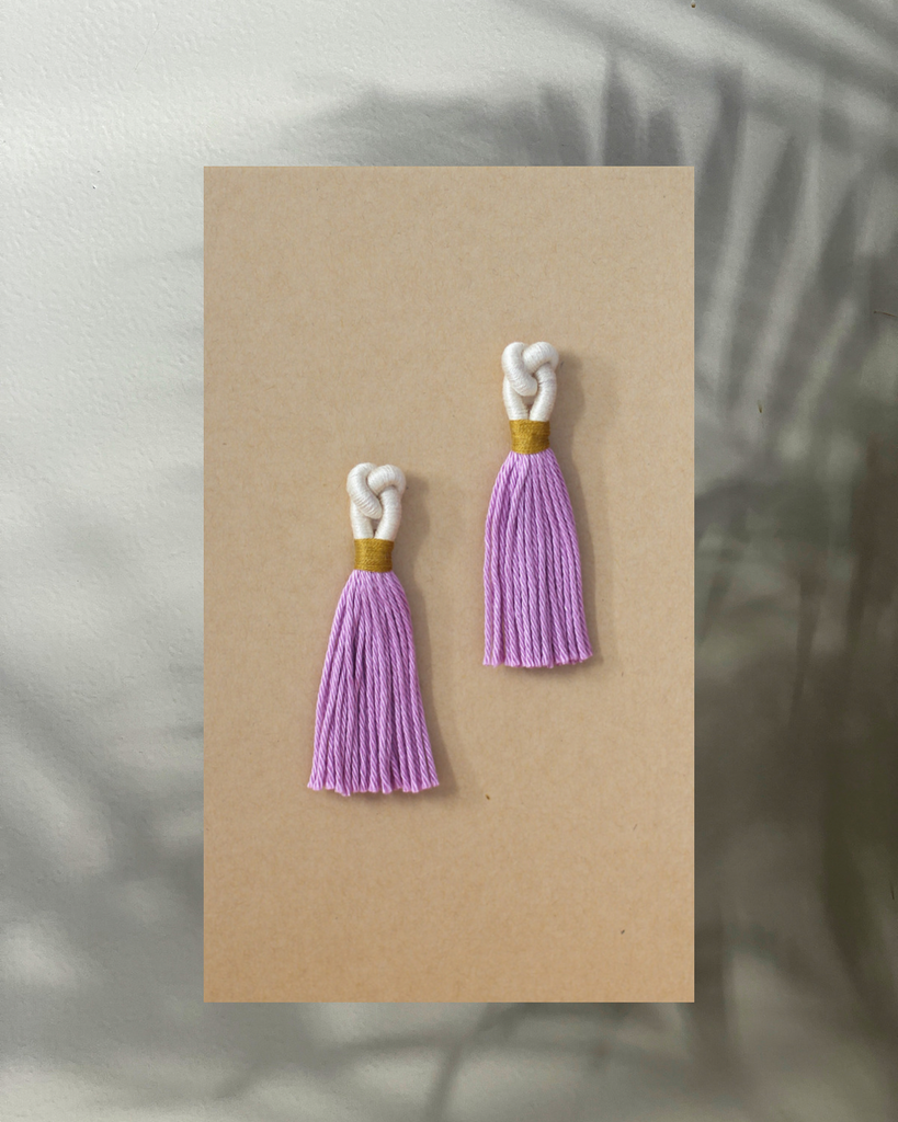 Mini HATI Knot - Pearl / lavender