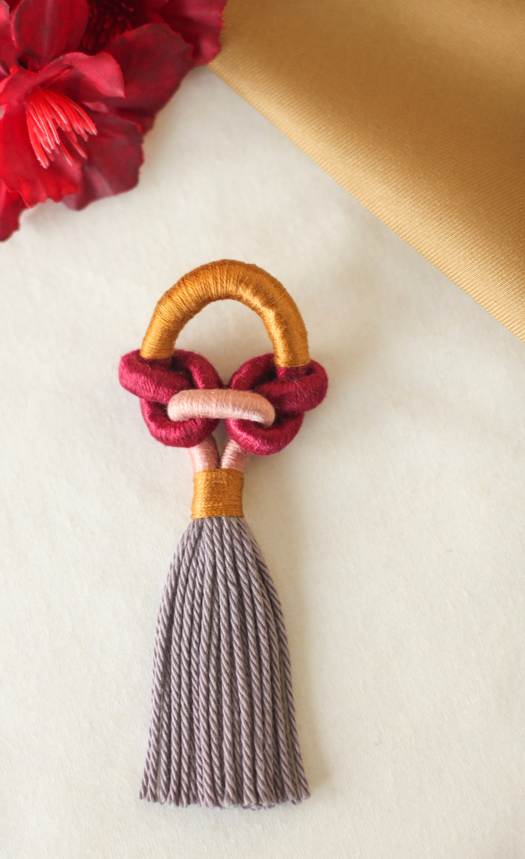 BRINA Knot - Gold / Dusty Lilac